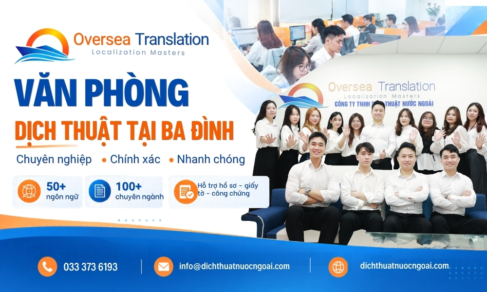 banner văn phòng dịch thuật tại Ba Đình
