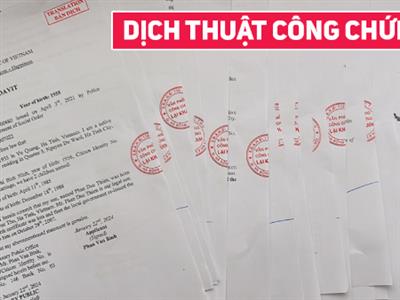 DỊCH THUẬT CÔNG CHỨNG QUẬN 10 UY TÍN