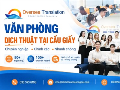 Văn phòng dịch thuật tại Cầu Giấy -[Dịch vụ và quy trình]