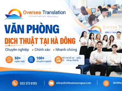 Văn phòng dịch thuật Hà Đông -[Bảo mật hồ sơ và dịch thuật từ xa]