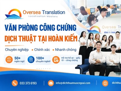 Văn phòng công chứng dịch thuật tại Hoàn Kiếm – Hồ sơ quốc tế