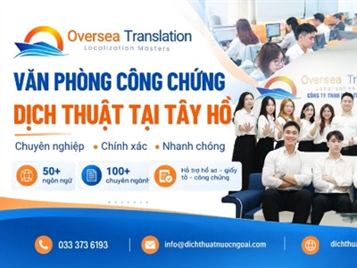 Văn phòng công chứng dịch thuật Tây Hồ – Giấy tờ xe và giấy phép lái xe